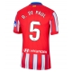 Atletico Madrid Rodrigo De Paul #5 Replike Domaci Dres 2024-25 Kratak Rukav